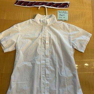 Youth equestrian show shirt